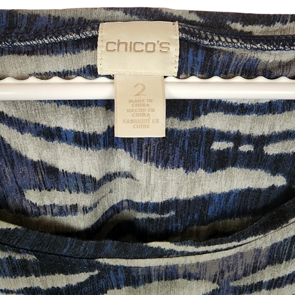Chico's Animal print and Lace Tunic - Picture 2 of 5